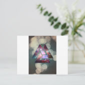 kosmische drievoudige knoop briefkaart (Staand voorkant)