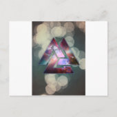 kosmische drievoudige knoop briefkaart (Voorkant)