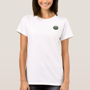 Kosmische Drift Beam Jacht Kunst T-shirt