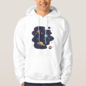 kosmische drift hoodie (Voorkant)