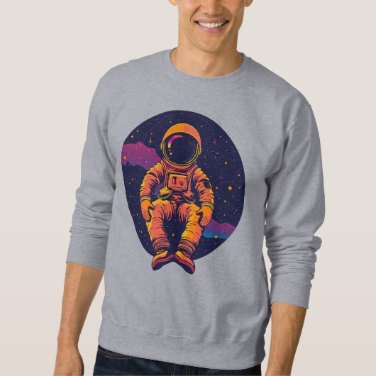 Kosmische Dromer Astronaut T-shirt – Ontdek (Voorkant)