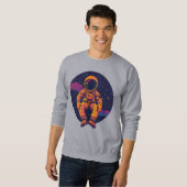 Kosmische Dromer Astronaut T-shirt – Ontdek (Voorkant volledig)