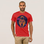 Kosmische Dromer Astronaut T-shirt – Ontdek (Voorkant volledig)