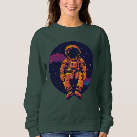 Kosmische Dromer Astronaut T-shirt – Ontdek (Voorkant)