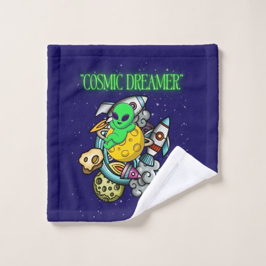 kosmische dromer bad handdoek (Wasdoekje)