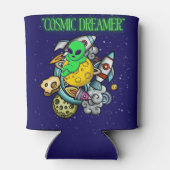 kosmische dromer blikjeskoeler (Achterkant)