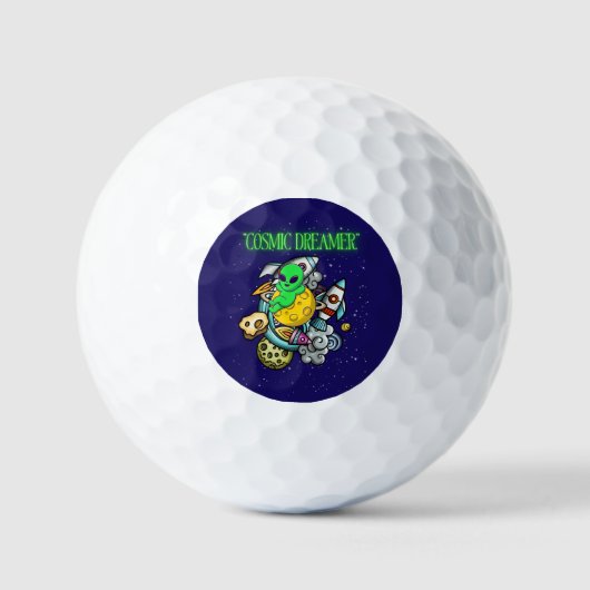 kosmische dromer golfballen (Voorkant)