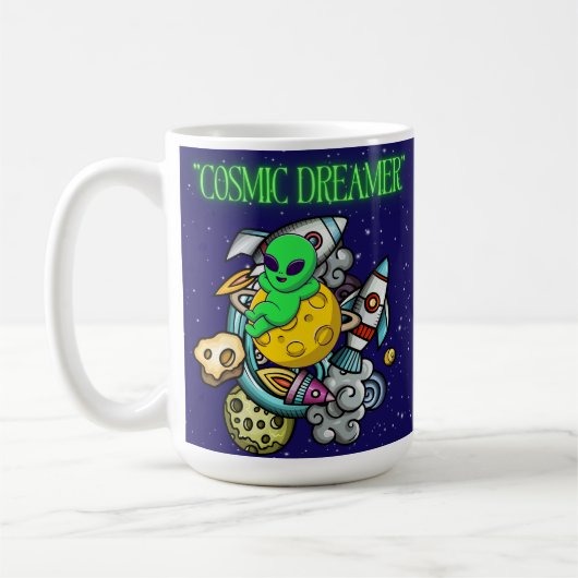 kosmische dromer koffiemok (Links)