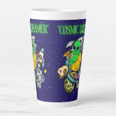 kosmische dromer latte mok (Voorkant)