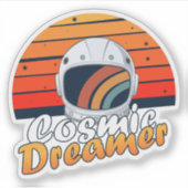 Kosmische Dromer Sticker (Voorkant)