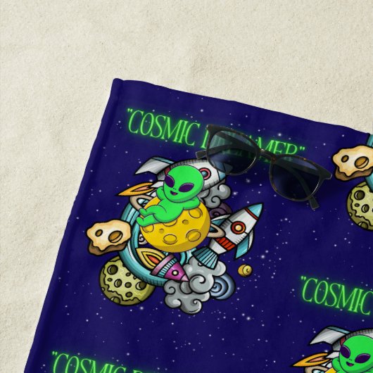 kosmische dromer strandlaken (In situ)