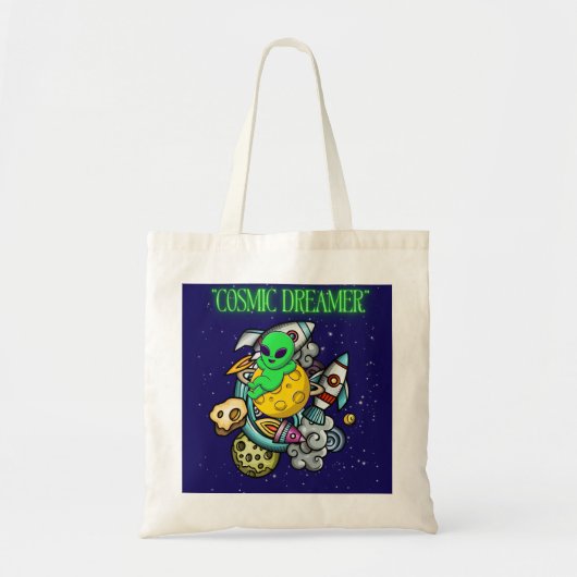 kosmische dromer tote bag (Voorkant)