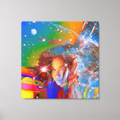 Kosmische Droom Canvas Afdruk (Voorkant)