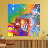 Kosmische Droom Canvas Afdruk (Insitu (Woonkamer))
