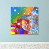 Kosmische Droom Canvas Afdruk (Insitu (Houten vloer))