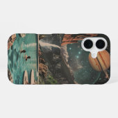 Kosmische droomlandschap iPhone 16 hoesje (Achterkant horizontaal)