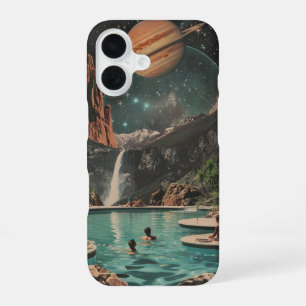 Kosmische droomlandschap iPhone 16 hoesje