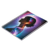 Kosmische dubbele belichting Space Infinity Univer Notitieboek (Linkerzijde)