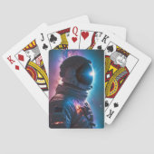 Kosmische dubbele belichting Space Infinity Univer Pokerkaarten (Achterkant)