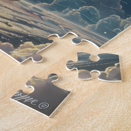 Kosmische Eenhoorn Pegasus Puzzel (Zijkant)