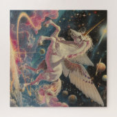 Kosmische Eenhoorn Pegasus Puzzel Legpuzzel (Horizontaal)