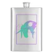Kosmische eenhoorns officiële kolf flacon (Voorkant)