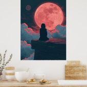 Kosmische eenzaamheid poster (Keuken)