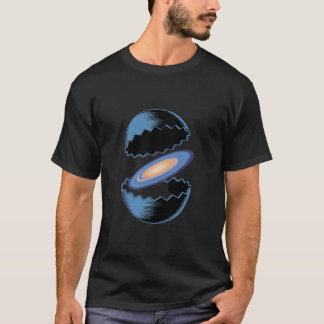 Kosmische Eiersterrenstelsel Kunst - Surrealistisc T-shirt