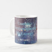 Kosmische Elektromagnetische Levensenergie Koffiemok (Voorkant links)