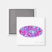 Kosmische energie — funky versie magneet (Voorkant / Achterkant)