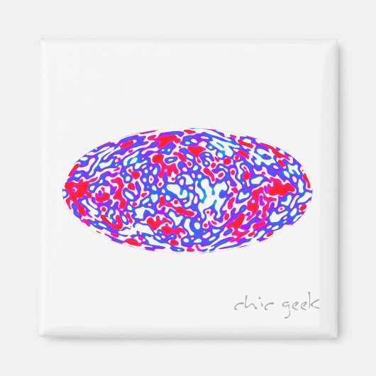 Kosmische energie — funky versie magneet (Voorkant)