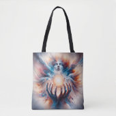 Kosmische energie omarmd door handen tote bag (Voorkant)
