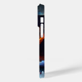 Kosmische Engel_Digitale Kunst Iphone Case (Achterkant / Links)