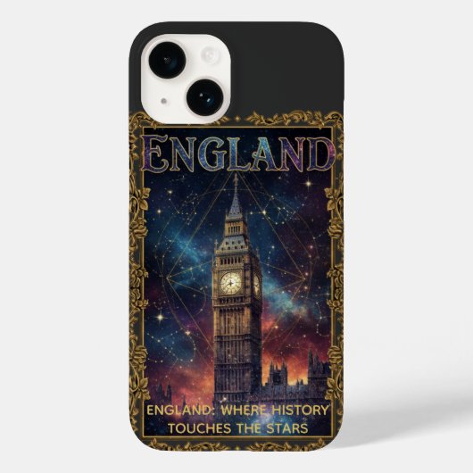 Kosmische Engeland Big Ben Hemelse Kunst Case-Mate iPhone Case (Achterkant)