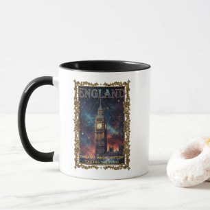 Kosmische Engeland Big Ben Hemelse Kunst Mok