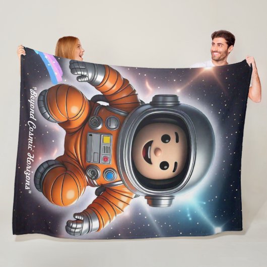 "Kosmische Expeditie" Fleece Deken (In situ)