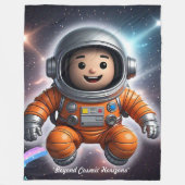 "Kosmische Expeditie" Fleece Deken (Voorkant)