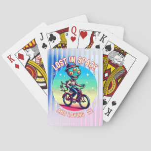 kosmische fietser pokerkaarten
