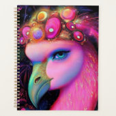 Kosmische Flamingo Koningin Planner (Voorkant)