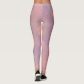 Kosmische Fluisteringen – Dromerige Pastel Galaxy Leggings (Achterkant)