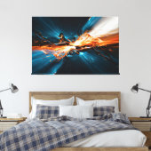 Kosmische Fusie Canvas Afdruk (Insitu (Slaapkamer))