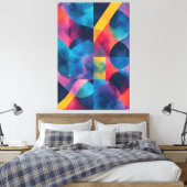 Kosmische Fusie in Beweging Canvas Afdruk (Insitu (Slaapkamer))