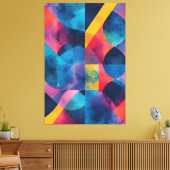 Kosmische Fusie in Beweging Canvas Afdruk (Insitu (Woonkamer))