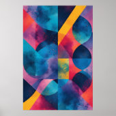 Kosmische Fusie in Beweging Poster (Voorkant)
