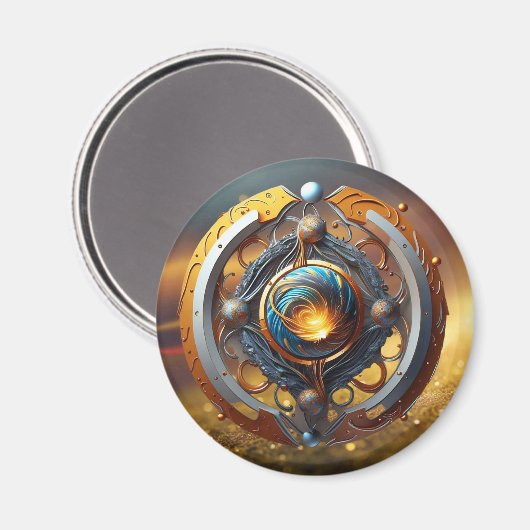 "Kosmische fusie" Magneet (Voorkant / Achterkant)