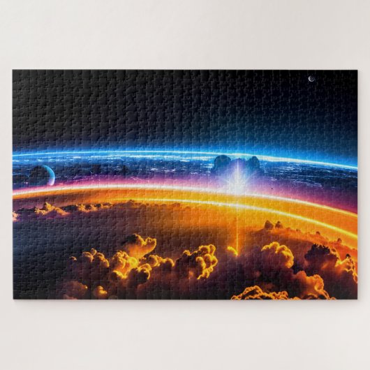 Kosmische Galactische Outer Space en Star Light Pa Legpuzzel (Horizontaal)