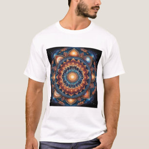 Kosmische Galaxy Mandala T-shirt