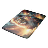 Kosmische Galaxy Space Lion Leeuw Sterkte Astrolog Badmat (Gekanteld)