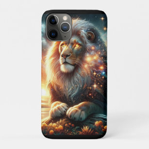 Kosmische Galaxy Space Lion Leeuw Sterkte Astrolog Case-Mate iPhone Case