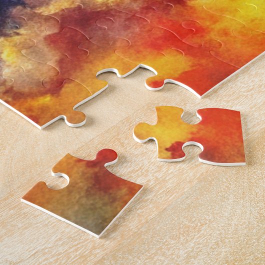 Kosmische Galaxy Waterverf Planeten, Carina Nebula Legpuzzel (Zijkant)